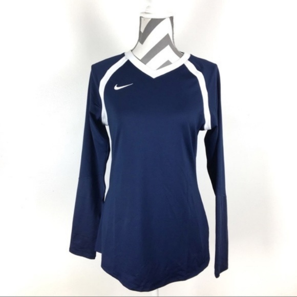 navy blue dri fit long sleeve